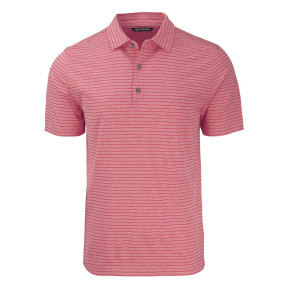 Men's Forge Eco Heather Stripe Stretch Recycled Polo (MCK01303)