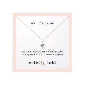 Tennis Ball Charm Necklace for Little Girls & Tweens