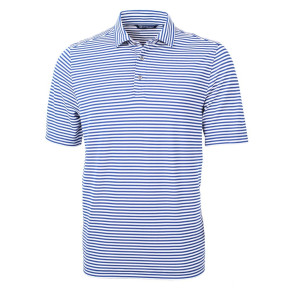 Men's Virtue Eco Pique Stripe Recycled Polo (MCK01168)