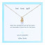 Golf Goddess Golf Ball Bead Necklace - Gold