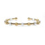 Golf Goddess Stroke Counter Bracelet - Two Tone Gold and Silver